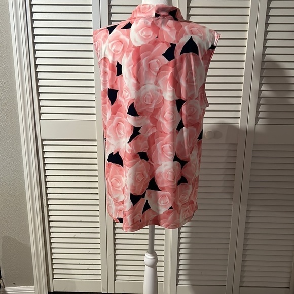 Karl Lagerfeld Paris floral top size L - Picture 2 of 2